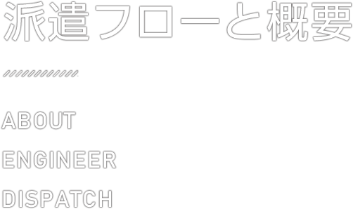 当社の派遣について